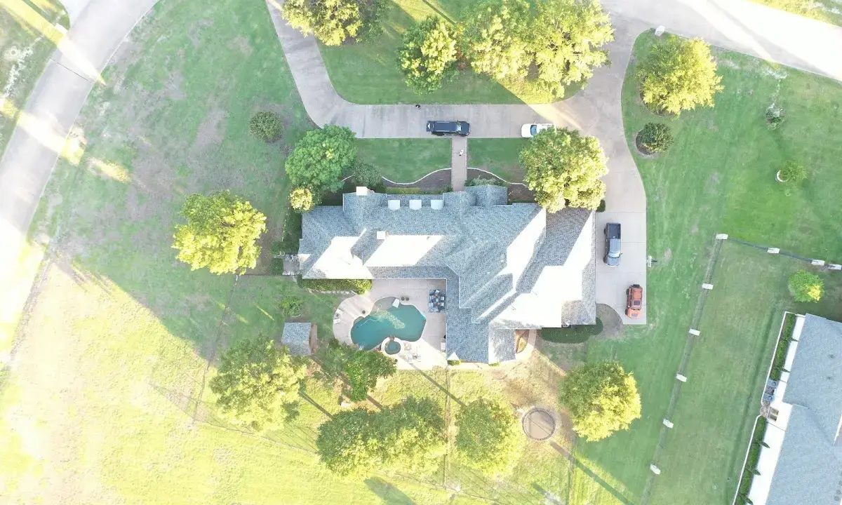 New shingle roof installation on a home in Justice